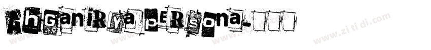 Ahganirya Persona字体转换